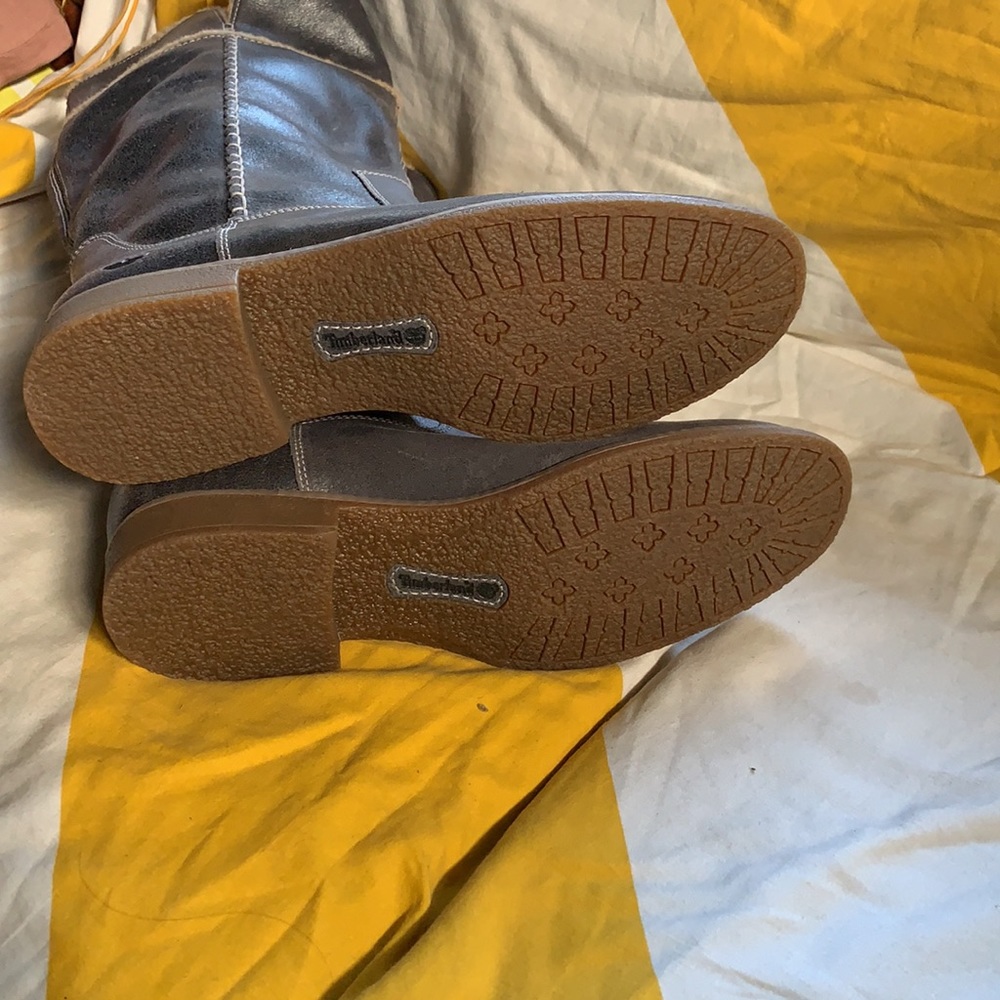 Timberland Calf High Leather Boots - Picture 4 of 9